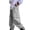 Grey, variant on Gyexs Boys Cargo Jogger Pants Baggy Elastic Waist Pants with Pockets Casual Comfortable Streetwear