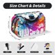 thumbnail image 5 of Disketp Cool Colorful Wolf Estuche de Lápices de Doble Capa con Tapa Abatible y Cremallera, Organizador Escolar para Adolescentes y Adultos, 5 of 7