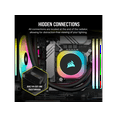 thumbnail image 4 of CORSAIR iCUE Link H150i RGB Liquid CPU Cooler - 360mm AIO - QX120 RGB Fans - Fits Intel LGA 1851/1700, AMD AM5 - iCUE Link System Hub Included - Black, 4 of 10