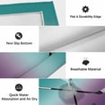 thumbnail image 6 of Outdoor Rug 3x5 ft Hockey Player Outdoor Large Area Rug Non Slip Rubber Sports Ground Ombre Turquoise Purple Front Door Mat RV Rug Carpet Patio Outdoor Rugs for Backyard Balcony Deck Porch Indoor, 6 of 9