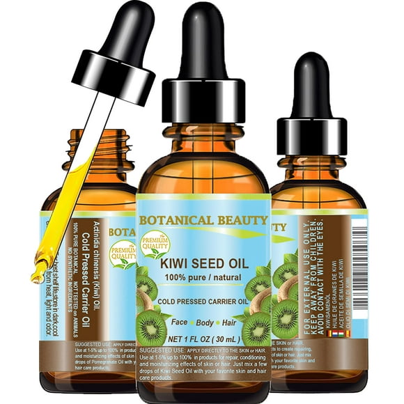 Aceite portador Botanical Beauty ACEITE DE SEMILLA DE KIWI, 30 ml, para piel facial