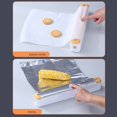 thumbnail image 4 of Dispensador de película de alimentos de 2 pulgadas con cortador caja de almacenamiento cortador elástico de papel de aluminio, 4 of 11