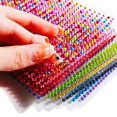 thumbnail image 3 of 12 Sheets Rhinestone Sticker Adhesive Jewelry Sticker Gem Sticker for Nail Art, 3 of 8