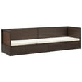 thumbnail image 4 of vidaXL Weather-Resistant PE Rattan Outdoor Daybeds, White, 4 of 29