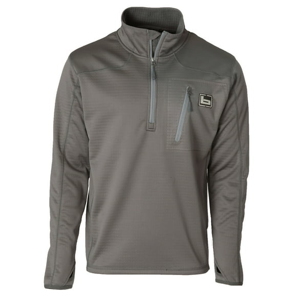 BANDED Men's 1/4 Zip Mid Layer Fleece Pullover, Color: Charcoal, Size: M
