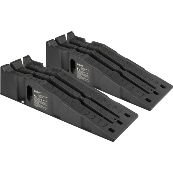 Stalwart Car Ramps for Oil Changes 2-Pack - 16,000lb GVW Capacity Car Lift