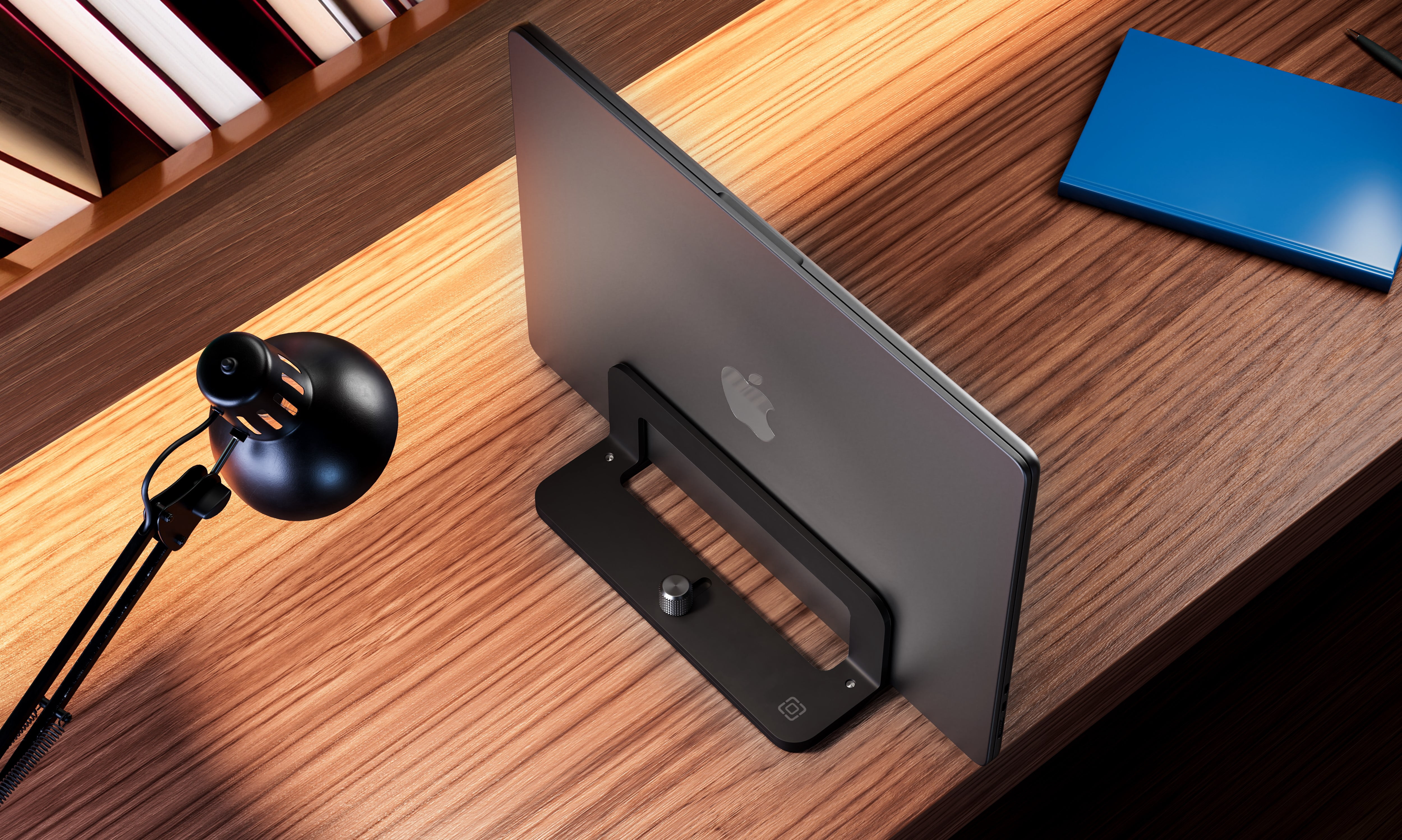 Incipio Vertical Laptop Stand with Adjustable Width, Non-slip Base and Anti-scratch Protection for Laptops, Tablets & MacBook