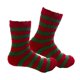 thumbnail image 3 of Calcetines navideños peludos para mujer, cómodos calcetines navideños para las fiestas, calcetines cálidos de invierno. Rayas Rojas Verdes, 3 of 9
