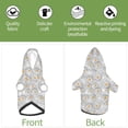 thumbnail image 6 of Honeii Daisies Flowers Print Small Dog Hoodies Pet Hooded Sweatshirts Fall Winter Puppy Cat Sweaters Warm Clothes for Small Dogs Outfits Costume-Medium, 6 of 7