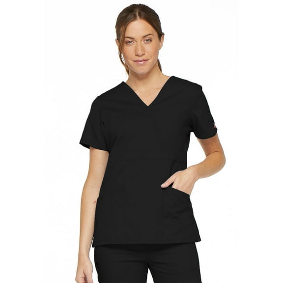Dickies EDS Signature Scrubs Top for Women Mock Wrap 86806