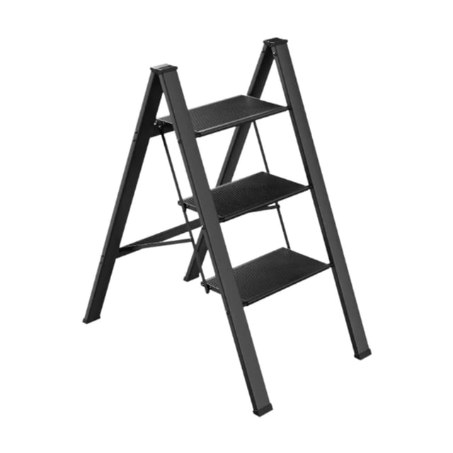 Escalera de escalera plegable escalera portátil para casa de 3 capa
