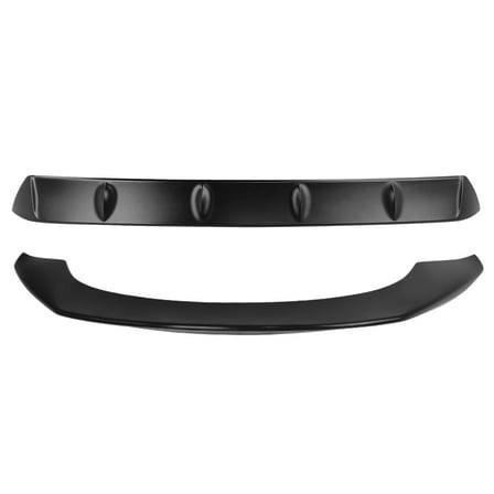 Ikon Motorsports Trunk Spoiler & Roof Lip Compatible With 2020-2025 Toyota GR Supra J29 & Supra MK5 Unpainted Black ABS TRD Style Rear Spoiler & V2 Style Rear Window Visor Spoiler