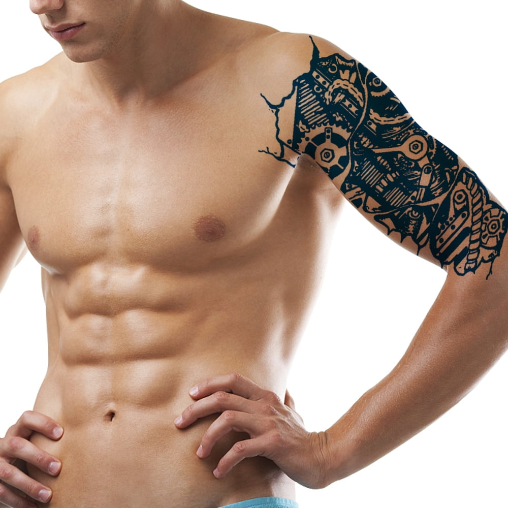 Second Life Marketplace - ::Kraft:: Half Machine Tattoo Aesthetic