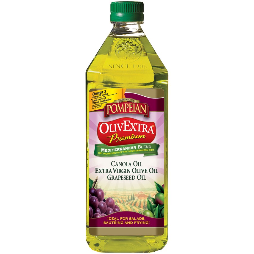 Pompeian Premium Mediterranean Blend Oil 24 Fl Oz