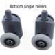 thumbnail image 3 of 4-Pack Glass Door Rollers for Shower Enclosures - Single Wheel Pulley Replacement Hardware, 3 of 5
