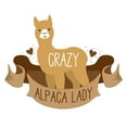 thumbnail image 3 of CafePress - Crazy Alpaca Lady Pajamas - Women's Dark Pajamas, 3 of 4