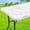 White & Gold, variant on decorUhome Rectangle Spandex Fitted Tablecloth 6 FT Tables, Washable Picnic Table Cover with Elastic, Washable Reusable Table Cloth for Dining (Beige Flower, 30"x72")