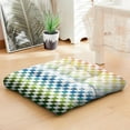 thumbnail image 4 of Buffalo Plaid Floor Pillow for Adults - Thick & Supportive Meditation Cushion, Classic Red and Black Plaid, PP Cotton Filled, Ideal for Yoga & Tea Ceremony, 4 of 7