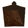 thumbnail image 1 of Capa con capucha suelta, ropa para mujer y hombre, ropa de abrigo cómoda, capa de moda Marrón oscuro, 1 of 8