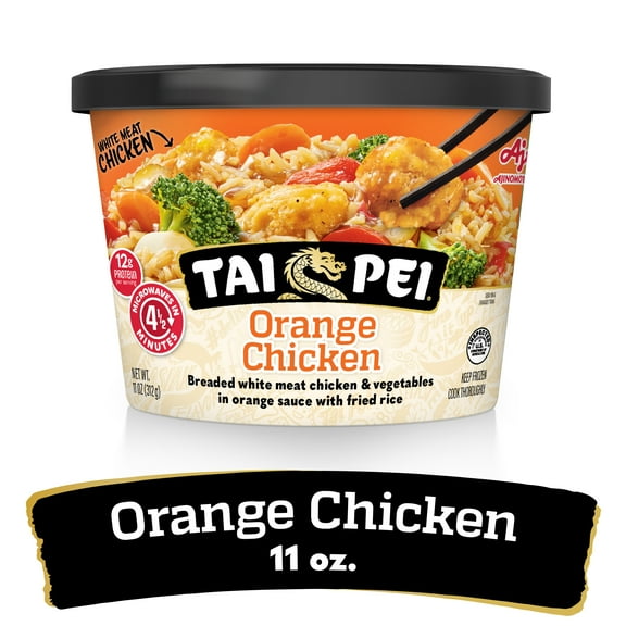 Tai Pei Orange Chicken, Frozen Asian Entrée, 11 oz