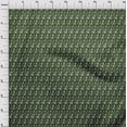 thumbnail image 4 of oneOone Silk Tabby Dark Green Fabric Floral Sewing Material Print Fabric By The Yard 42 Inch Wide, 4 of 4