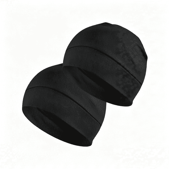 OQRKI 100% Cotton Skull Caps Beanie Sleeping Hats for Men Women | Lightweight, Soft & Breathable Skully Head Cover, Helmet Liner for Cycling & Running, Wicking Cpap Chemo Bald Nightcap