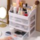 thumbnail image 4 of Organizador de Maquillaje con 3 Cajones, Caja de Almacenamiento Cosmética de Gran Capacidad Organizador Joyería Multifunción para Baño y Tocador, 4 of 4