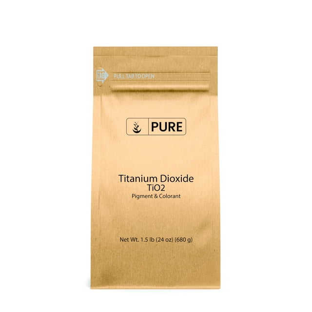 Pigmento de dióxido de titanio puro, ingredientes originales, 680 g