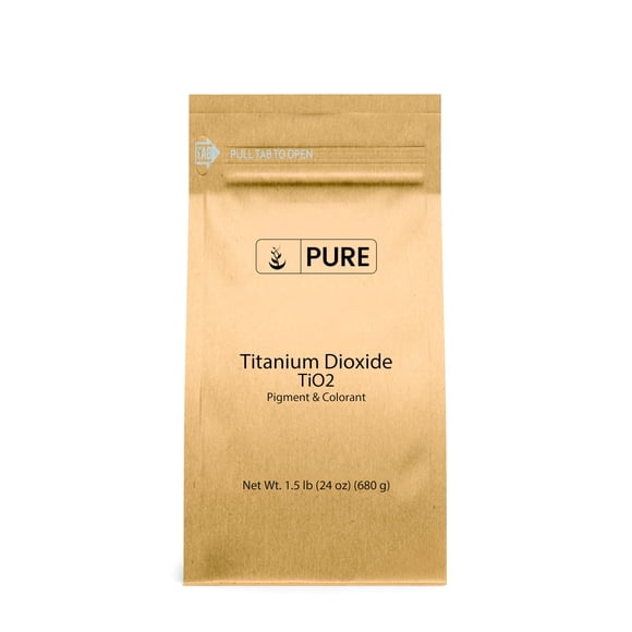 Pigmento de dióxido de titanio puro, ingredientes originales, 680 g