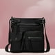 thumbnail image 1 of Bolsa De Hombro Bolso bandolera de PU Bolso de hombro femenino suave para mujer para el ocio diario (negro) Sywqhk Para Estrenar, 1 of 6