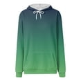 thumbnail image 4 of larppty Hoodies for Women Oversized Sweatshirt Loose Fit Hoodie Drawstring Fall Pullover with Pocket 2025 Fashion Clothes (Green, 3XL), 4 of 6