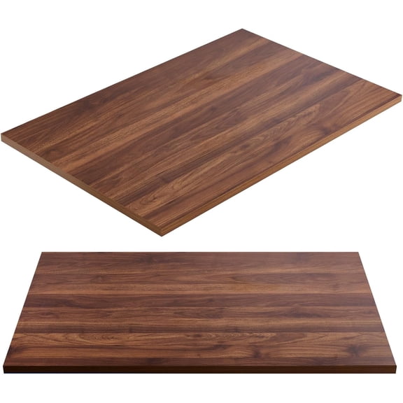 Kaboon 30x20 inch Universal Table Top, Pack of 2, Dark Walnut