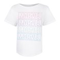 thumbnail image 1 of Marvel - Camiseta Logotipo para Mujer (Blanco), 1 of 3