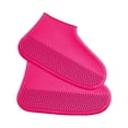 thumbnail image 3 of Cubrezapatos shamjiam impermeables de silicona Protectores de zapatos para lluvia Portátil Rojo 29cm, 3 of 8