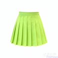thumbnail image 2 of Fozruso School Uniform Pleated Skirt For Girls, Summer A Line Skirt Tennis Skirts with Elastic Waist(Green), 2 of 6
