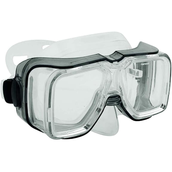 101 BEACH Super Scanner Side-View Scuba Dive Snorkel Mask Black