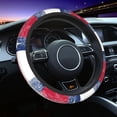 thumbnail image 6 of Steering Wheel Cover For 15 Inches Retro Texas Flag Neoprene Anti-Slip Universal Car Steering Wheel Grip Wrap Protective Case Cover, 6 of 6