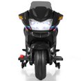 thumbnail image 5 of Gymax 12V Electric Kids Ride On Motorcycle w/ Training Wheels Black, 5 of 9