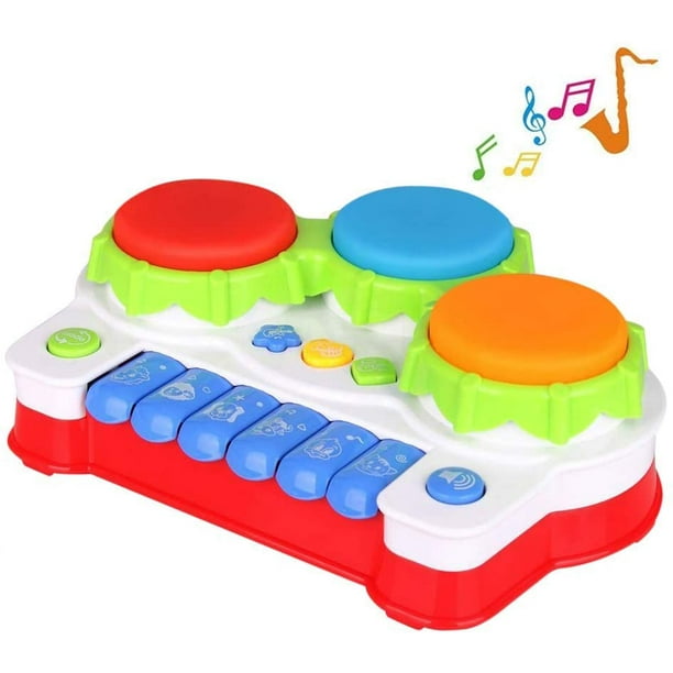 Juguetes musicales para bebes para ninos pequenos juguetes de instrumentos musicales de piano y tambor Namotu CZWJ XM44 Bodega Aurrera en linea
