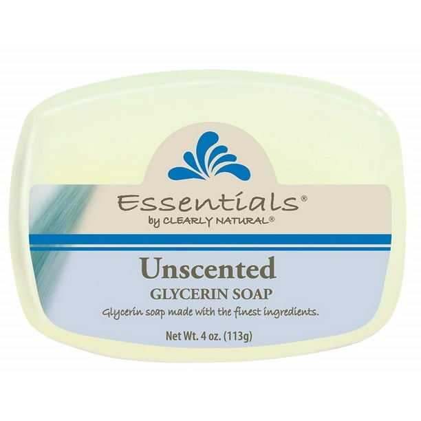 Clearly Natural Glycerine Bar Soap Unscented 4 oz