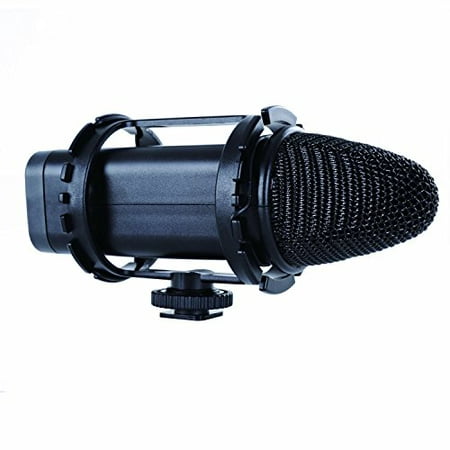 Movo X/Y Stereo Condenser Video Microphone for Canon EOS 1D-X MK I&II, 5D MK I, II, III, 5DS R, 6D, 7D MK I+II, 60D, 70D, Digital Rebel T6S, T6i, T5i, T4i, T3i, T2i DSLR
