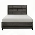 thumbnail image 2 of Modern Gray Queen Bed | Malaysia Made - Clean Line Design, 2 of 6
