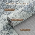 thumbnail image 4 of SIXHOME 4'x6' Washable Non-Slip Area Rug, Modern Abstract Blue Rugs, Ultra-Soft Indoor Farmhouse Carpet for Living Room, Bedroom, Dining Room, 4 of 9