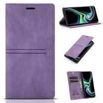 Allytech Cover for Galaxy S22 Ultra 5G 2022(6.8 inch), PU Leather Flip Folio Kickstand Card Slots Holder Shockproof TPU Inner Wallet Shell Case for Samsung Galaxy S22 Ultra 2022, Purple