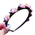 thumbnail image 1 of Funie Bande de Cheveux Belle Exquise Conception de Fleur de Style Coréen Bande de Tête pour la Fête, 1 of 1