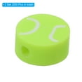 thumbnail image 3 of Uxcell Sport Beads Acrylic Sport Ball Beads Clay Tennis Beads DIY Craft Spacer Loose Beads 200Pack Green, 3 of 7