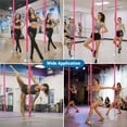 thumbnail image 2 of Yescom 3 pack 9.25 Ft Silicone Spinning Static Dancing Pole for Fitness Studio Club Pink, 2 of 9