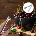thumbnail image 2 of EeaseMX 1 pieza de descorazonador de frutas de acero inoxidable, removedor de corazón de cereza premium, utensilio de cocina para el hogar, 2 of 7