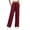 Wine Red, variant on Wide Leg Sweatpants for Women Casual High Waisted Baggy Sweatpants Drawstring Workout Pants with Pockets Fashion Outfits