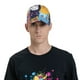 thumbnail image 4 of Fotbe Colorful Cats Pattern Art Gorro Clásico de Béisbol, Gorra Ajustable con Broche Snapback, Gorro de Exterior de Algodón Suave, 4 of 6
